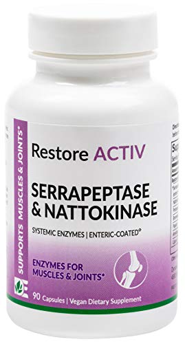 Restore ACTIV (90 vegan capsules) - Natural enzymes for muscle and joint