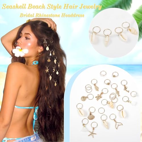 Accesorios para cabello 24 pzas color dorado miniatura 5