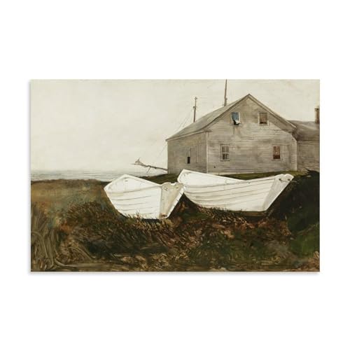 Póster de Andrew Wyeth Bone White, lienzo artístico de gran acabado en formato 40 x 60 cm