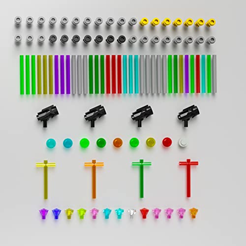 Lyjzxj LC0003 Bingbricks 105Pcs Light Sword Saber Blaster Building Blocks Accessory Pack For Lego Star Wars Fans thumb #1