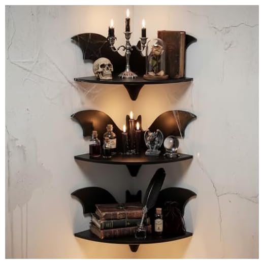 Gothic Bat Floating Wall Decor set