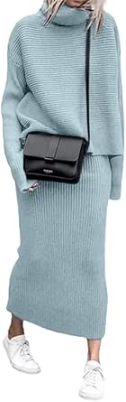 Festive Sweater with Midi Skirt