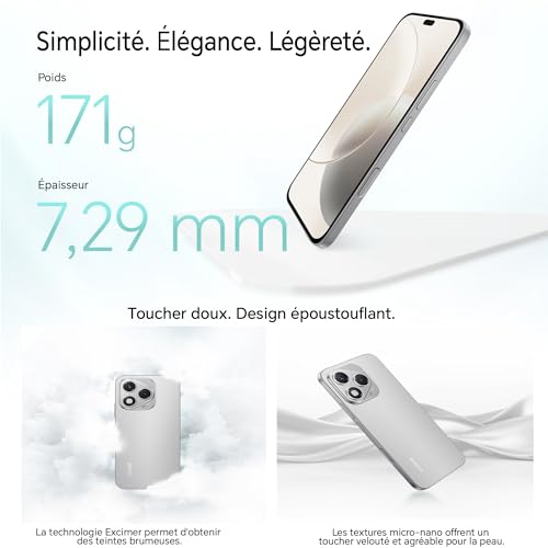 HONOR 400 Lite Smartphone 5G 5230 mAh 8GB RAM Memoria Dual SIM NFC 6.7 Pouce AMOLED Eye Care Display 108MP avec Bouton AI Téléphone Android 15 Mars - vue 8