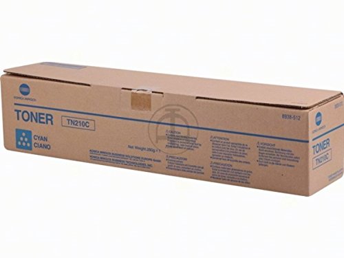 Toner cyan original TN-210 C Konica Minolta Bizhub C 250 P de 12 000 pages