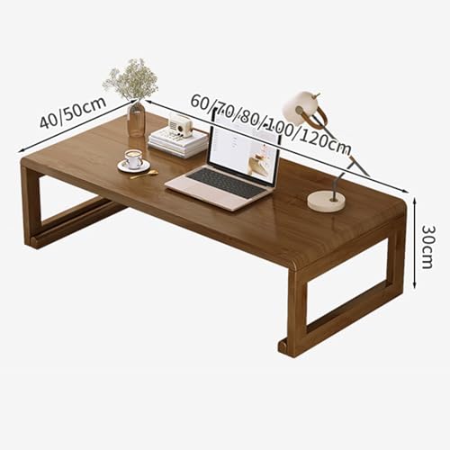 Table basse pliable de style japonais pour ranger sous le canapé