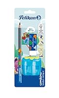 Pelikan combino® Set mit Schreiblernbleistift, Radiergummi und Anspitzer, blau