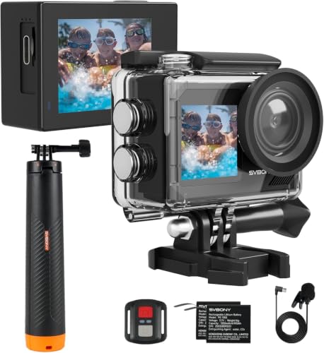 SVBONY SVGo2 4K Caméra sous-Marine avec Perche Selfie