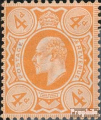 Sello Gran Bretaña 119A Prophila Colección MNH 1902 Rey Eduardo VII Deportes