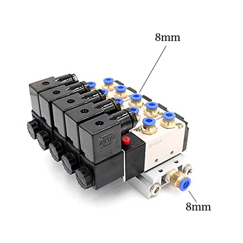 Bloc électrovanne pneumatique 4V210-08 24V pour stopper les pertes de pression - 3