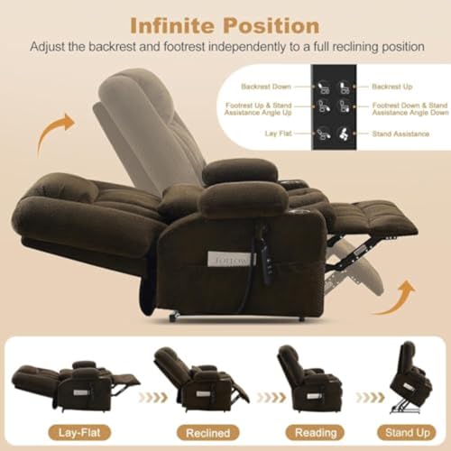 Sillón Recliner Plegable Tela Multiusos miniatura 4