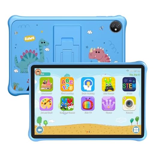 Blackview Tablet para Niños 10 Pulgadas Android 13, Tab30Kids Tablets con WiFi6 6GB RAM 64GB ROM (TF 1TB), Widevine L1/5100mAh/GMS/Doble Cámara/Bluetooth/Control Parental,Tablet Infantil con Funda TPU