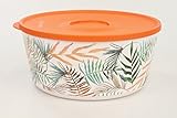 Original Tupperware TUPPERWARE Iluminas 4,3 L orange Tropical Behälter rund Vorratshaltung Illumina