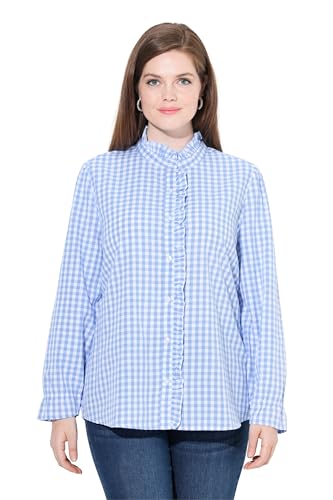 Rüschen T-Shirt Femme Ulla Popken pour masquer les imperfections avec élégance