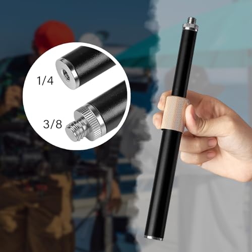 Image of Strong Iron Telescoping Link Post 21 / 39cm Modifiable 1 /4 inch to 3 /8 inch Mount for Photography Equipment Extension Rod