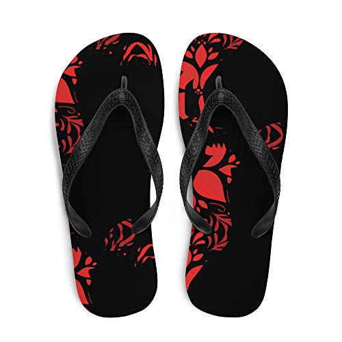 Rooster Bird Farm Animal (217) Flip-Flops