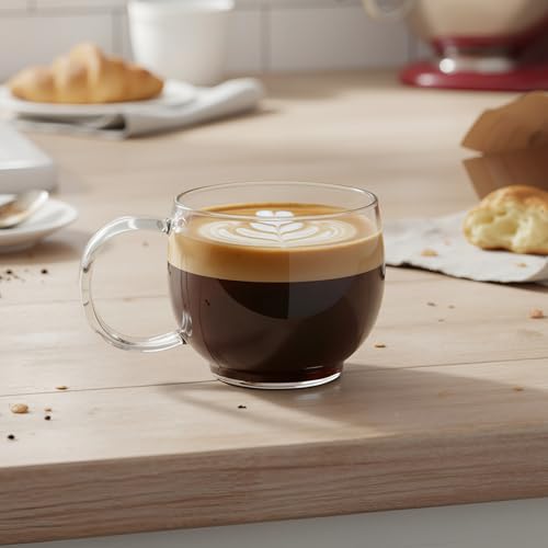 Set 2 Tazas de Vidrio Borosilicato 16oz Aquach miniatura 2