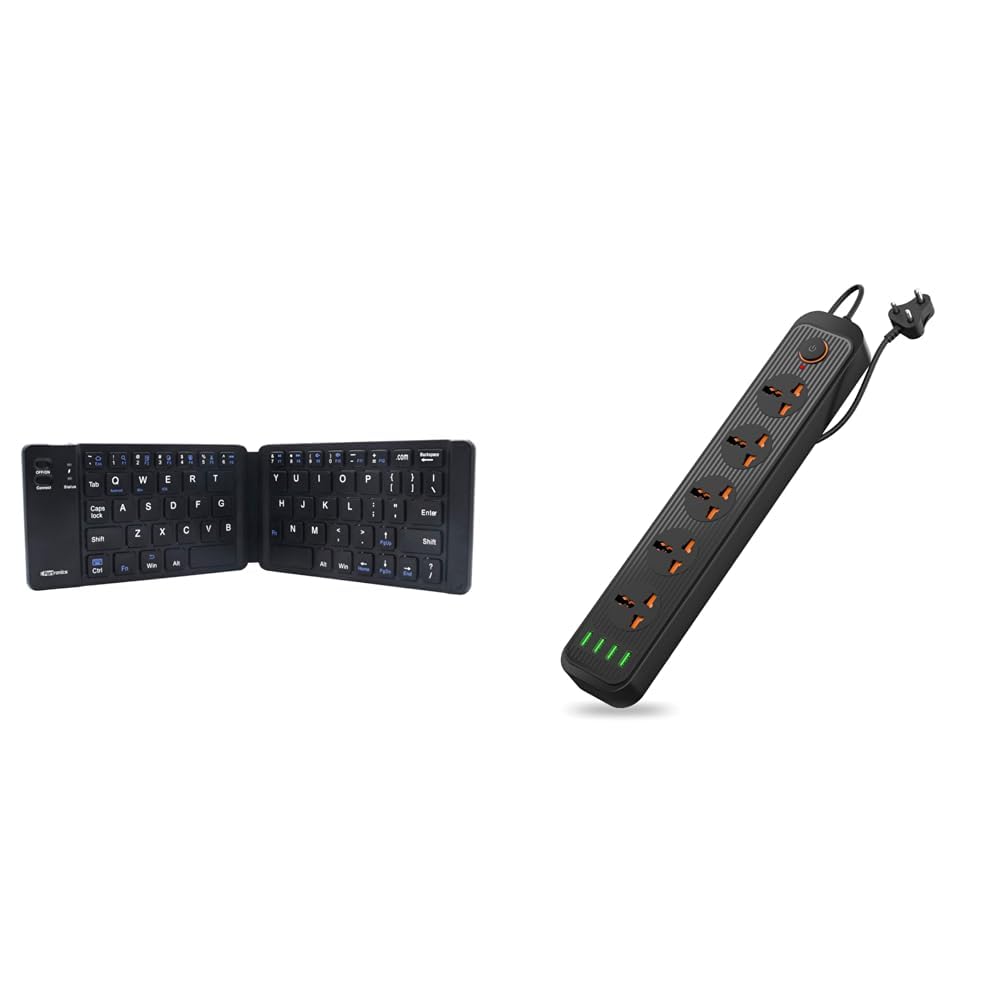 Portronics Chicklet Foldable QWERTY Keyboard, Mini Pocket Sized, Rechargeable, Bluetooth Wireless, O (B0BQYCDQRG) Amazon Price History, Amazon Price Tracker