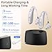 Hearing Aids for Seniors, Hearing Aids Rechargeable with Noise Cancelling and Volume Control, Hearing Amplifier for Adults Hearing Loss, Portable Behind-the-Ear Hearing Aid Headphones