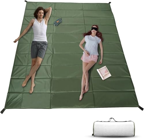 HOMEYA 4-6 Person Pop-Up Tent Sleeping Mat, Foldable Foam Mattress, Waterproof & Dirt-Repellent, Insulated Blanket, Tent Underlay, Thermal Mat, Camping Mattress