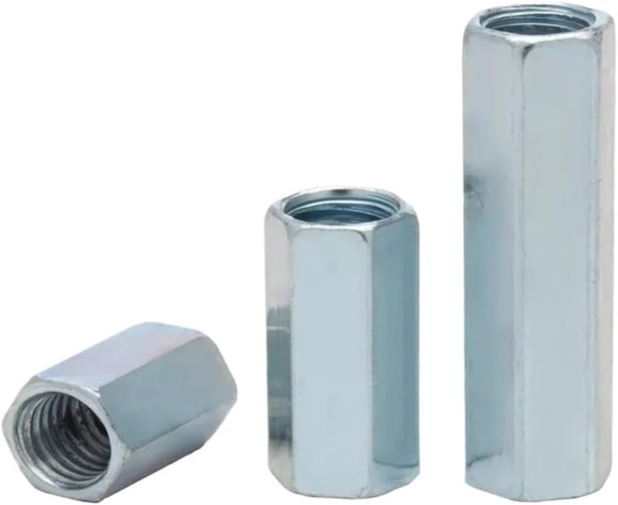 Coupling nut Coupling Nut, 1Pcs M10 M12 Galvanized Rod Tighting Nut(M12X15X30mm 1PCS)