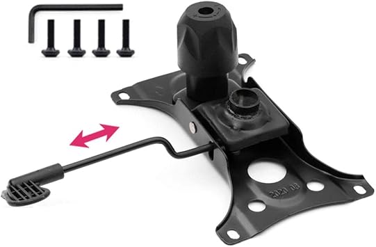 Metal Seat Mechanism Base Plate Seat Mechanism Rocker Function Height Adjustment for Office Chair Lock Lever Replacement Part Office Chair, A2