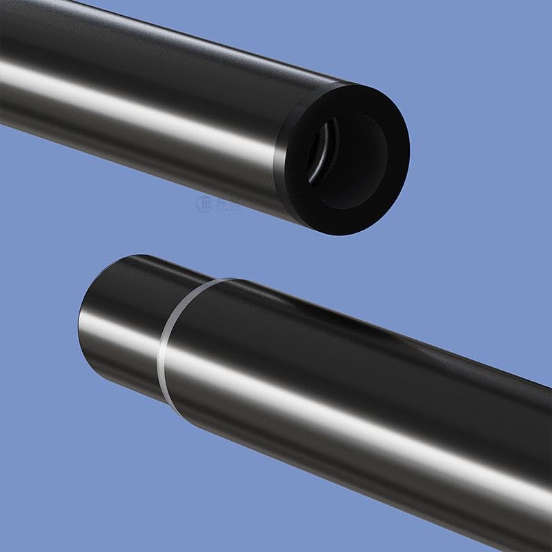 Image of HomeCloud Tension Shower Curtain Rod - Expandable, No Drilling Required, Rust-Proof & Heavy-Duty for Bathroom or Divider Use (Black Pack of 2, Extendable - 110 to 200 Cm)