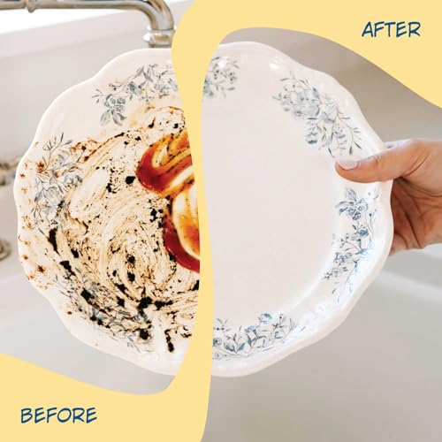 Image of Nellie's Dishwasher Powder - 500 Scoop Bulk Bucket - Plant-Based Formula - Phosphate-Free, Septic-Safe, Tough on Food Residue - Sparkling, Streak-Free Clean - Made in Canada