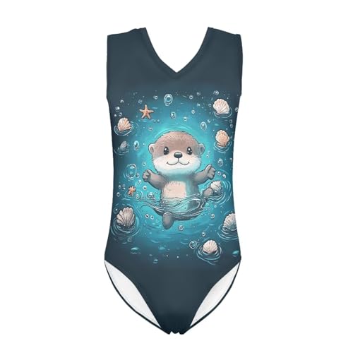 Image of ZFRXIGN Leotards for Girls Gymnastics 3-14 Years Kids Dance Clothes Summer Beachwear