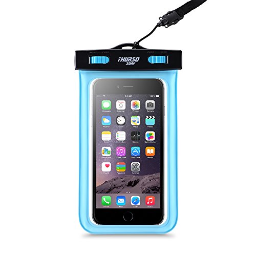 Funda impermeable universal THURSO SURF, IPX8 Bolsa de teléfono resistente al agua Bolsa de teléfono bolsa seca para iPhone8/8plus/7/7plus/6s/6/6s/6s más Samsung galaxia s8/s7 Google Pixel HTC10