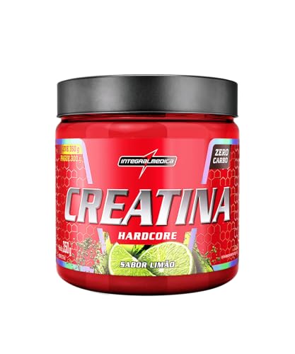 Creatina Monohidratada vs Creatina HCl: Qual é melhor? 18 Creatina Hardcore Integralmédica 350g - Limão