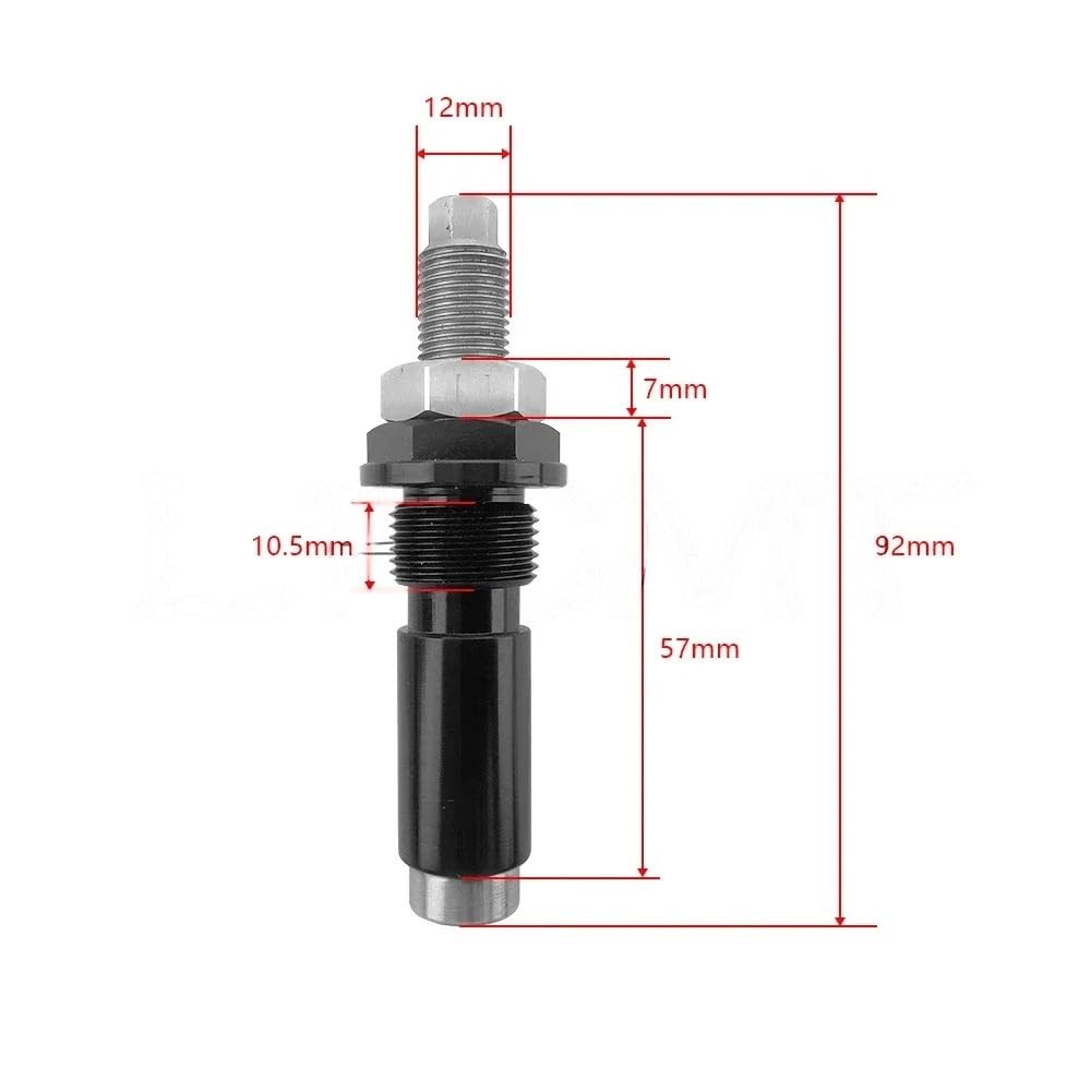 Ajusteur de Chaîne Convient pour 690 Convient pour Duke 2008-2017 Convient pour Enduro Convient pour Supermoto tendeur de chaîne boulon de réglage Tendeur de Chaîne de Réglage de | Black