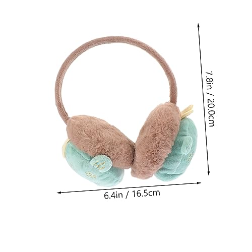 Homoyoyo 1pc Stretchable Plush Ear Cover Adorable Accessory for Boys and Girls Soft and Comfortable Ear Muffs for Cold Weather for Fashionable Portable and Easy to Carry2