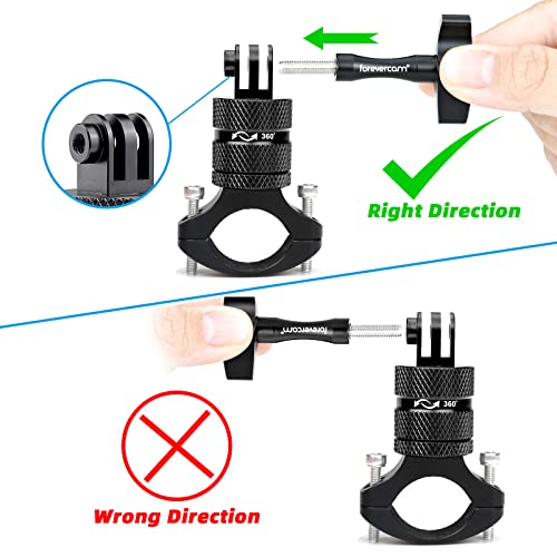 image for Forevercam Aluminum Bike Handlebar Mount for Gopro Hero Gopro Hero 13 