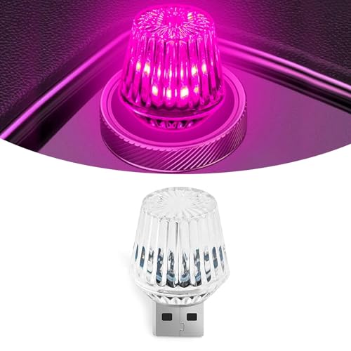 Mini luz LED USB para auto multicolor universal miniatura 1
