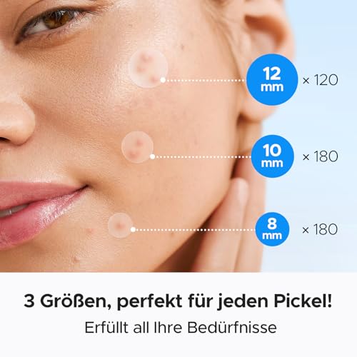 LitBear 480 Stück Pickel Patch für Gesicht, Hydrokolloid Pimple Patches zur Abdeckung von Pickel, Hautunreinheiten und Akne… – Ansicht 6