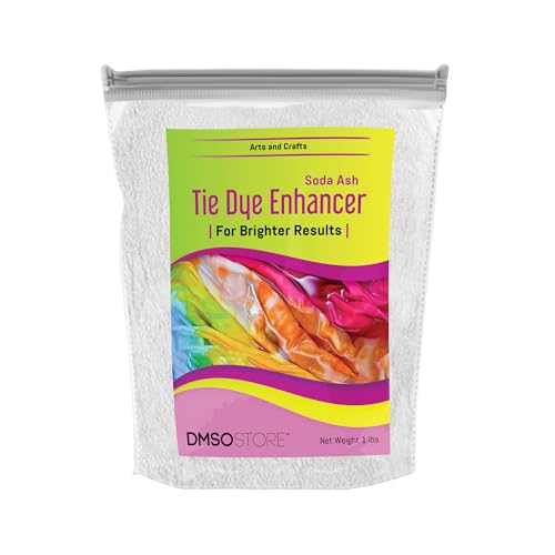 Tie Dye Enhancer 1 lb. Sodium Carbonate (Soda Ash) 99.95% Purity for Brighter Results.