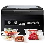 Avid Armor Chamber Vacuum Sealer Machine USVXL Ultra Series 11.5" Seal Bar for Liquid-Rich Wet Foods, Cooking Sous Vide, Infusions. LARGER Size Chamber Sealer Black Color Great for the Countertop