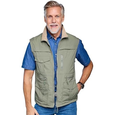 Pegasus Men's Lightweight Travel Gilet Coat Cover