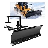 ALMULOO 60" Universal Snow Plow Blade for Zero Turn Mowers Adjusment Powder-Coated for Durability
