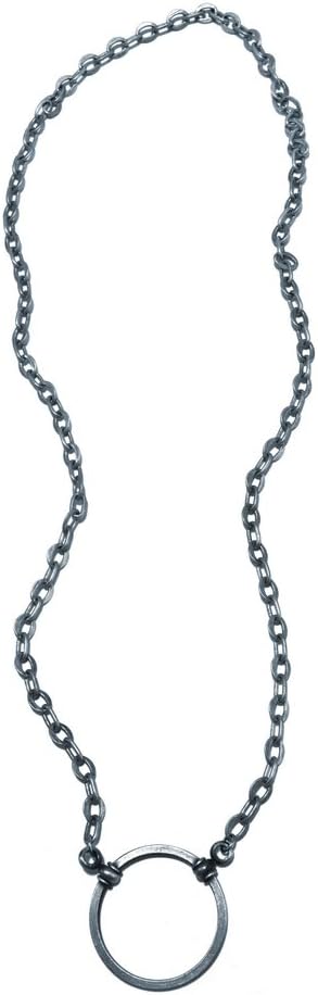 La LOOP« LOOOP Designer Eyeglass Necklace - Oval Link Chain with Antique Silver