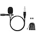 Lavalier Microphone, Mugig Omnidirectional lapel microphone, with easy clip on system, compatible for Android & ISO Smartphones, Youtube, Interview, Video Conference, Podcast, Noise Cancelling Mic