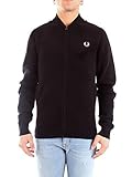  Fred Perry Textured Knitted Bomber Jacket, Jacke - L