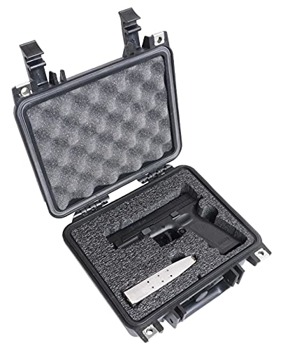Case Club Case fits Springfield XD & 3 Magazines in Pre-Cut Heavy Duty Waterproof Case (Accommodates Optics & Under Barrel attachments) - Case Club