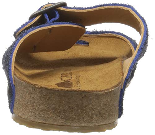 Image of HAFLINGER Andrea Elegant Leather Sandals with Rubber Sole and Cork Latex Footbed Unisex