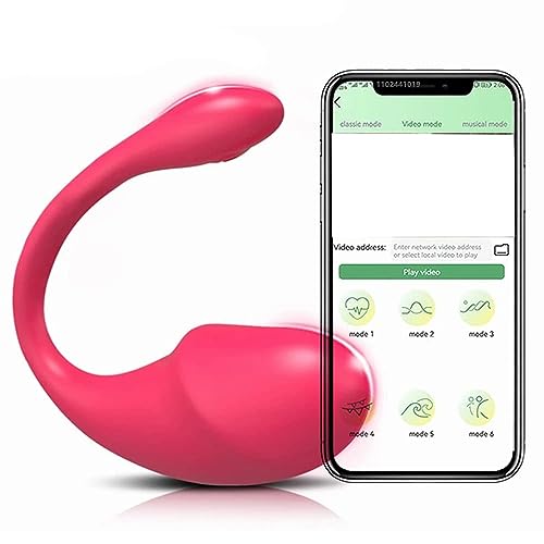 CUSON Oé𝐮f V𝒾br𝐀nt Connecté Telephone App,Portable Ǵ̣ôdë Fémmé Šèẋ,Masseur 12 Modes Sëx Tóýş Fémmé,Vîbrømássěúrs Fěmînïn...
