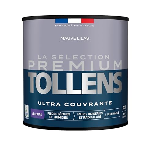 Tollens - Peinture Couleur - Murs, Boiseries & Radiateurs - La Sélection Premium - Pièces sèches et humides - Ultra couvrante - Ultra résistante - Ecolabel...