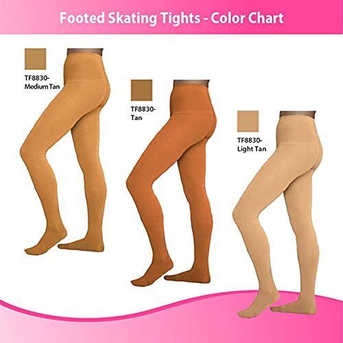 Image of ChloeNoel Figure Skating Footed Tights TF8830