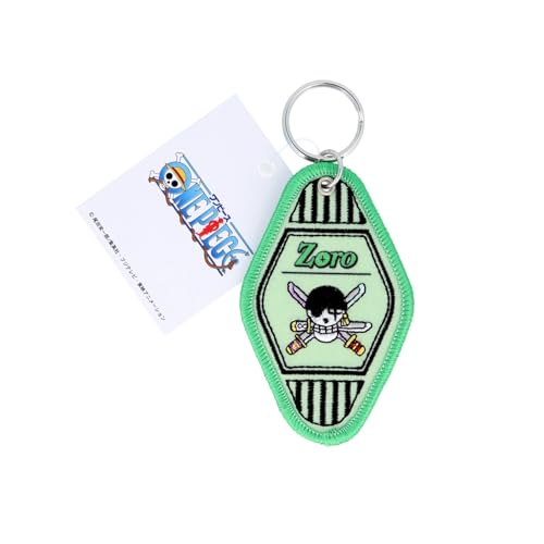稲垣服飾 キーホルダー ワンピース ONE PIECE ゾロマーク 刺繍キーホルダー 縦11cm×横5.5cm PEKH002