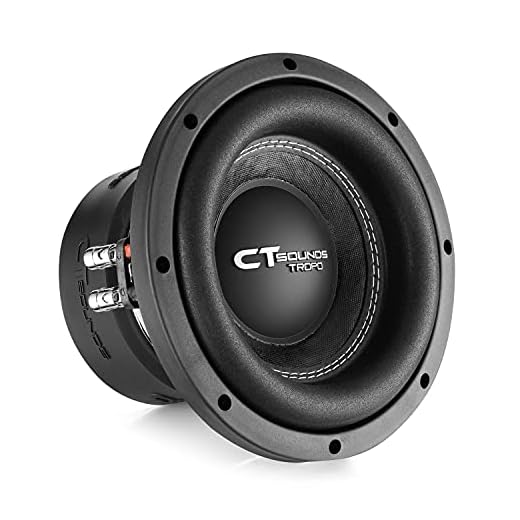 CT Sounds TROPO-8-D4 8 Inch Car Subwoofer Dual 4 Ohm, 800 Watts Max