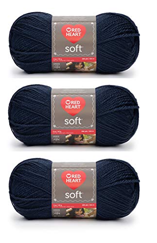 Red Heart E728-4604 Red Heart Soft Yarn - Navy